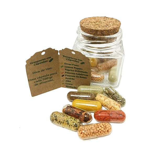 Tempero Em Capsula Divina Essência