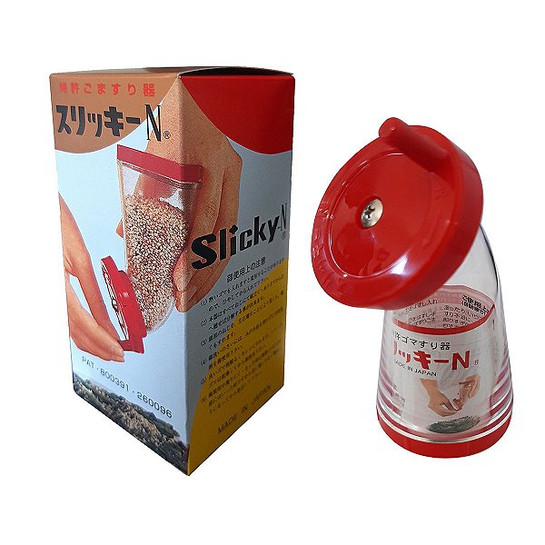 Moedor De Gergelim Manual Com Tampa Vermelha Original Japão