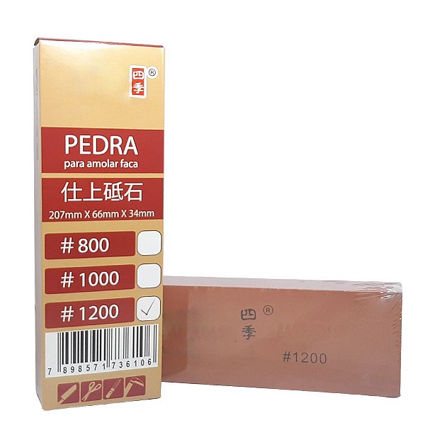 Pedra Amolar Faca Profissional Tesoura Granulação #1200