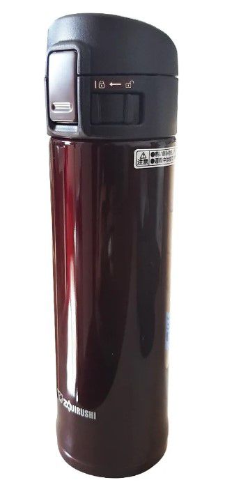 Garrafa Térmica Zojirushi 480 ML Aço inox Bordo Japão  Marca Japonesa Elefante Qualidade Durabilidade