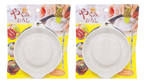 Kit 2 Ralador De Gengibre E Fruta Com Suporte Cerâmica 9,5cm