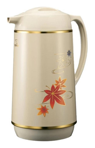 Garrafa Térmica Zojirushi 1 Litro Bege Momiji Ahgb - Marca Japonesa Elefante Qualidade Durabilidade