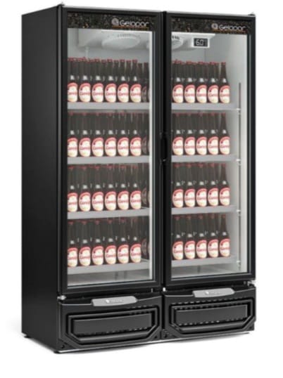 Expositor Vertical Resfriado 2 Portas - Cervejeira - GCBC-950 PR