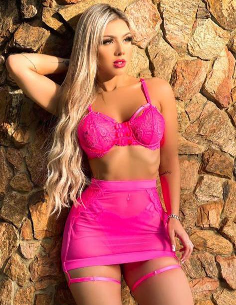 KIT PATY STRAPPY ROSA NEON