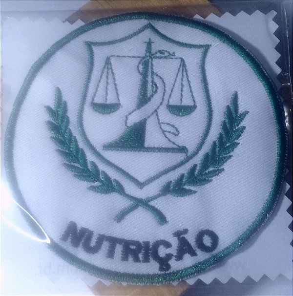 Patch bordado Símbolo Nutrição
