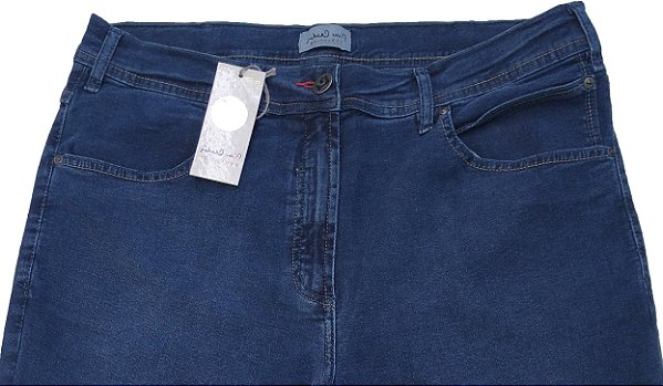 Calça Jeans Masculina Pierre Cardin Reta  New Fit (Cintura Média) - Ref. 457P502 - Algodão / Liocel / Elastano - Jeans Macio