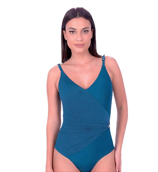 Maiô Club Del Sol - Ref. 302-6010 Verde  - Com Bojo Fininho Sem Enchimento -Tecido em Lycra