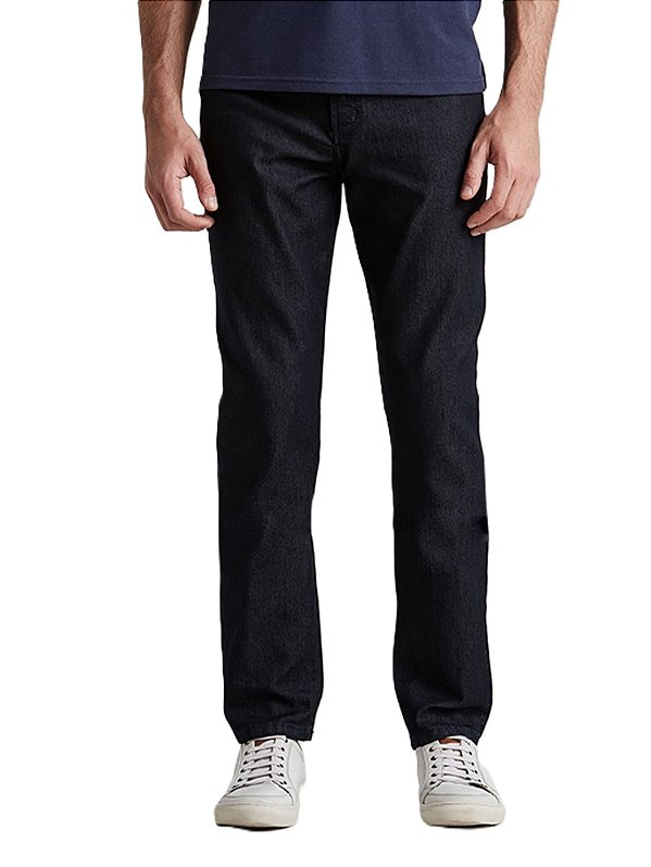 Calça Jeans Masculina Pierre Cardin Reta (Cintura Alta) - Ref. 467P020 Preta - Jeans Macio