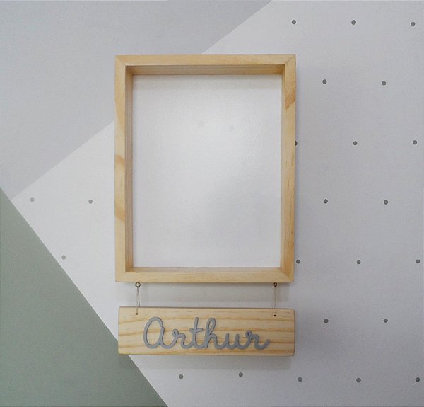 Porta maternidade nicho pinus com nome