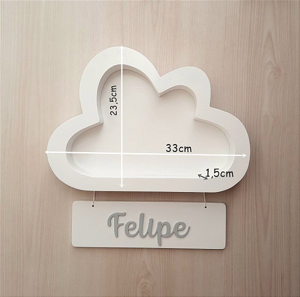 Nicho nuvem porta maternidade