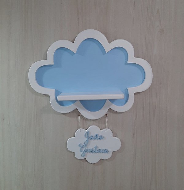 Nicho Nuvem amigurumi porta maternidade