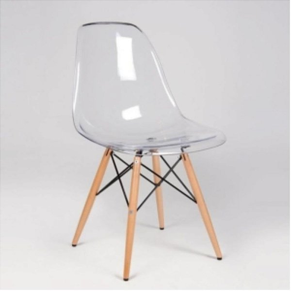 Cadeira Eames Eiffel Transparente