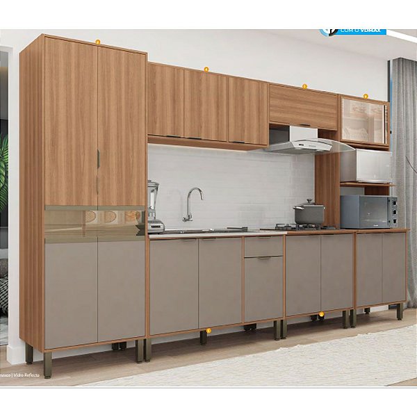 Cozinha Modulada Louise 6 Peças