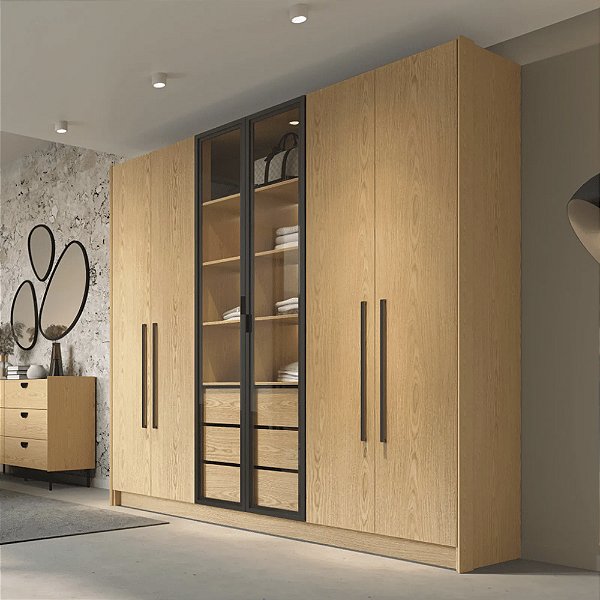 Guarda Roupa Roma 6 Portas 100% MDF