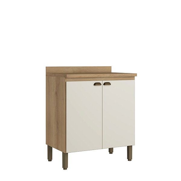 Balcão Finesse 80cm Capuccino / Off White