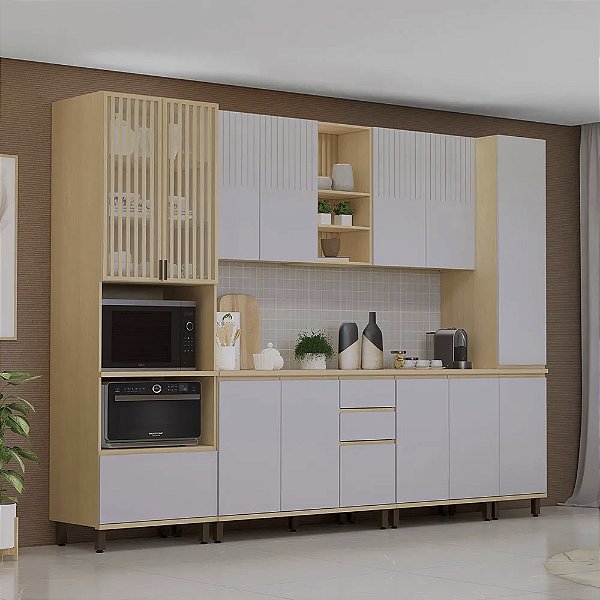 Cozinha Modulada Aura 6 peças 100% MDF