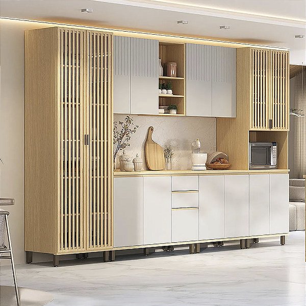 Cozinha Modulada Aura 6 Peças 100% MDF
