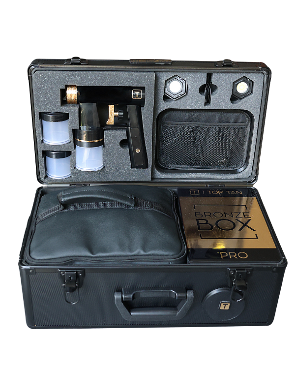 EQUIPAMENTO PROFISSIONAL PARA BRONZEAMENTO A JATO - BRONZE BOX PRO - BIVOLT