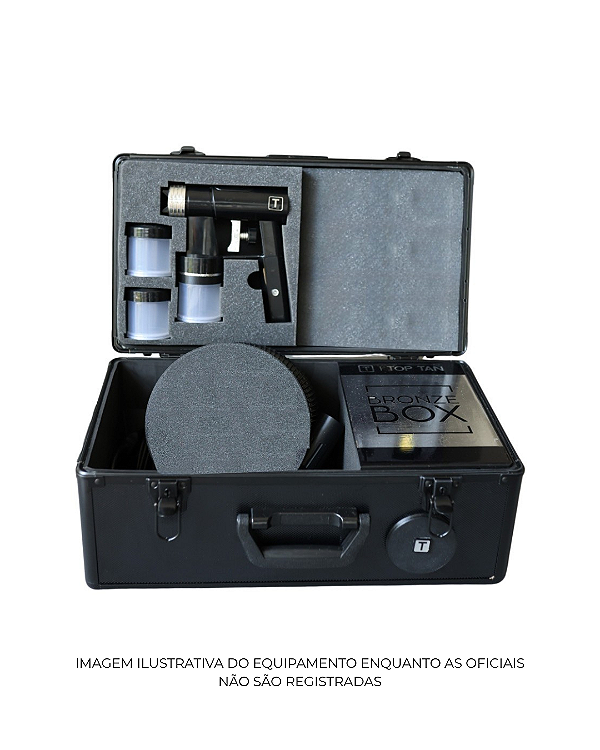 EQUIPAMENTO PROFISSIONAL  PARA BRONZEAMENTO A JATO -   BRONZE BOX STUDIO