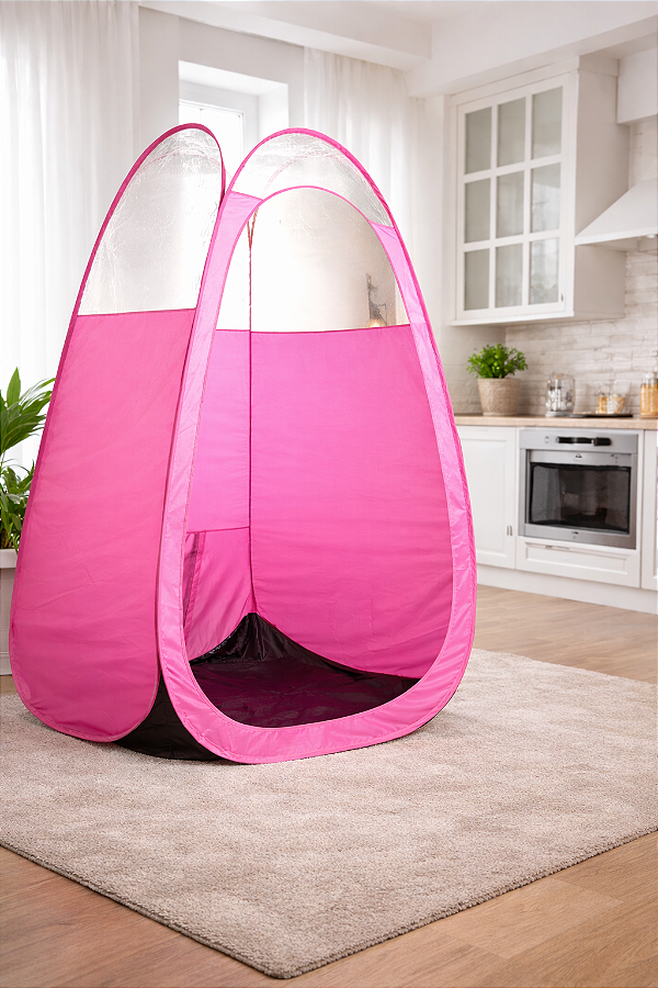 TENDA ROSA PROFISSIONAL PARA BRONZEAMENTO A JATO  TOP TAN