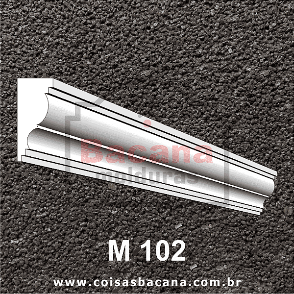 Moldura de Isopor  35x15 M102