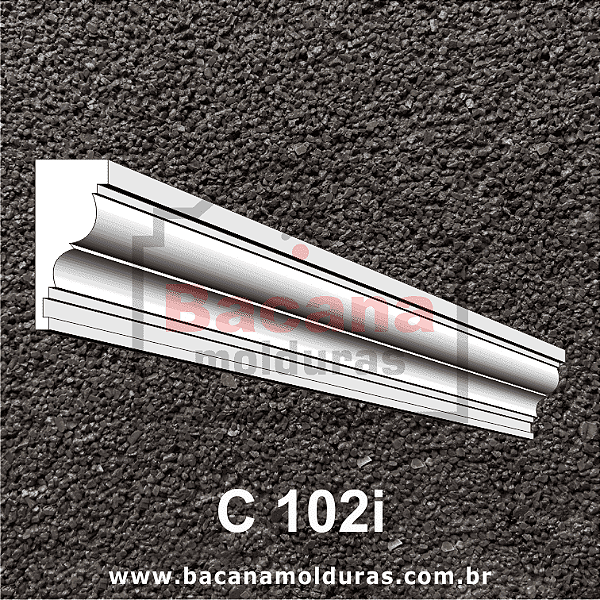 Molduras de Isopor para Capitel 35x15 C102i