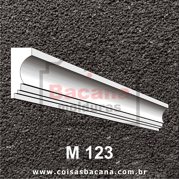 Moldura de Isopor  60x25 M123
