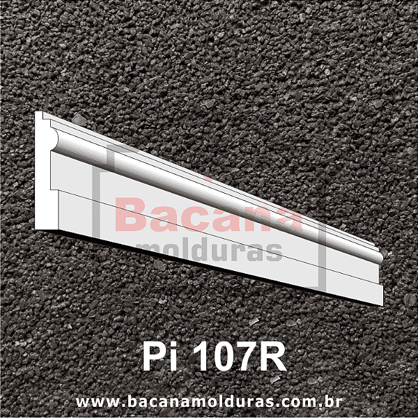 Molduras de Isopor Base para Pilar 30x6 Pi107R