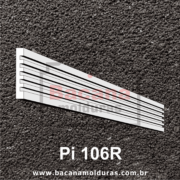 Molduras de Isopor para Pilar 32,5x5 Pi106R