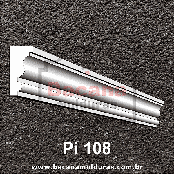 Molduras de Isopor para Pilar 13x6 Pi108