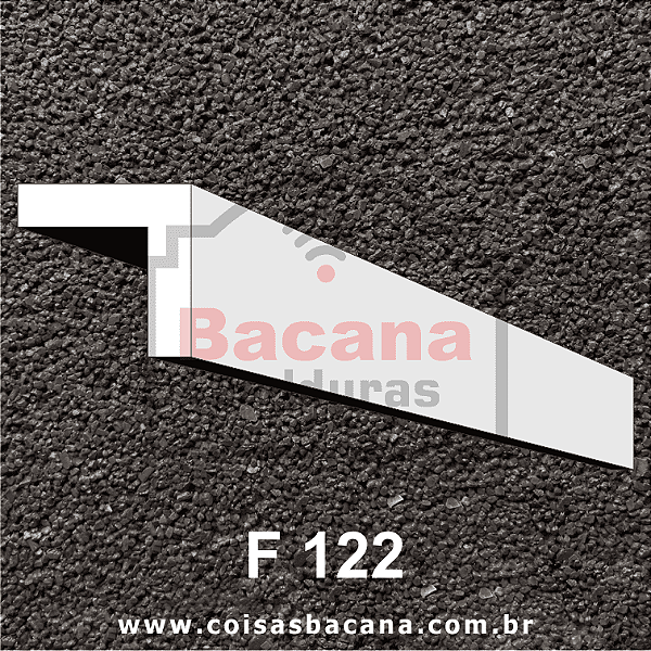 Filete Liso L cantoneira 2cm/esp. 8x8 F122