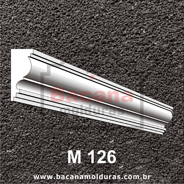 Moldura de Isopor 35x15 M126