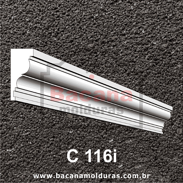 Molduras de Isopor para Capitel 25x11 C116i