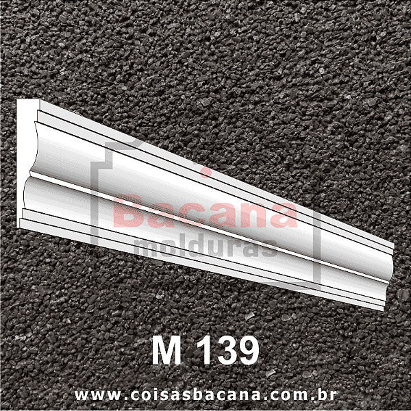Moldura de Isopor  45x8 M139