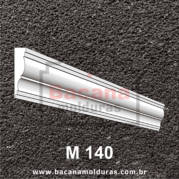 Moldura de Isopor  35x8 M140