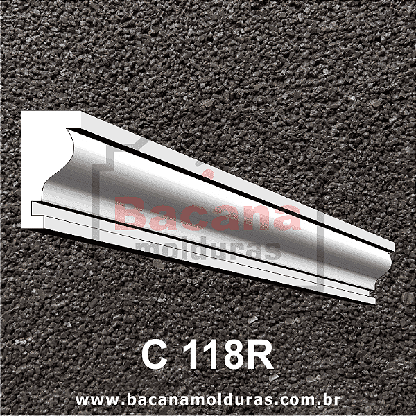 Molduras de Isopor para Capitel 20x10 C118R