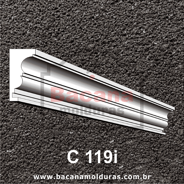 Molduras de Isopor para Capitel 24x12 C119i