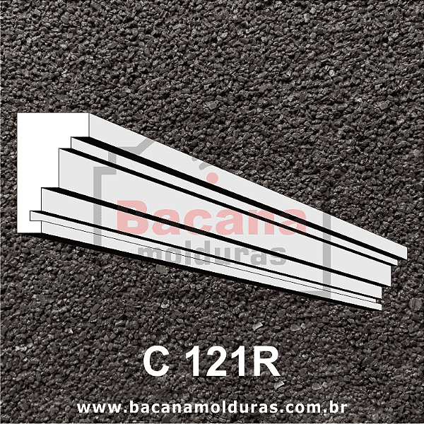 Molduras de Isopor para Capitel 25x15 C121R
