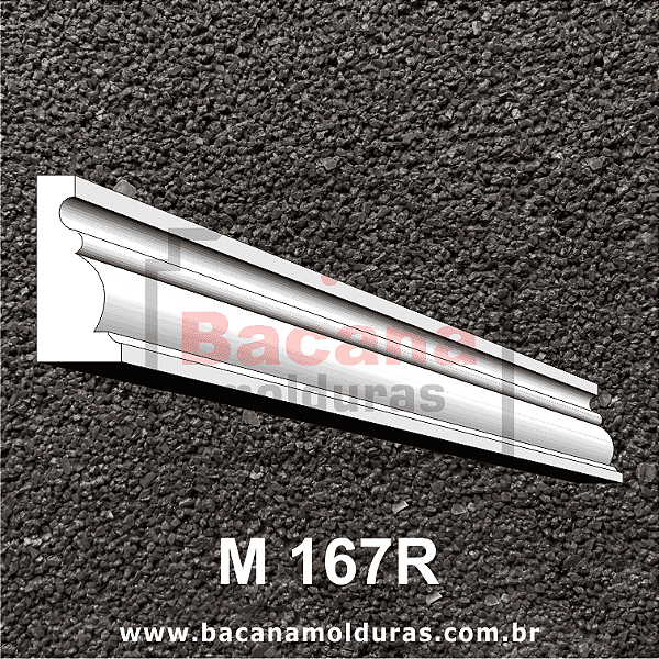 Moldura de Isopor  22x10 M167R