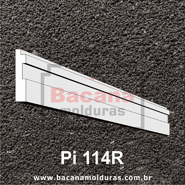 Molduras de Isopor Base para Pilar 30x6 Pi114R
