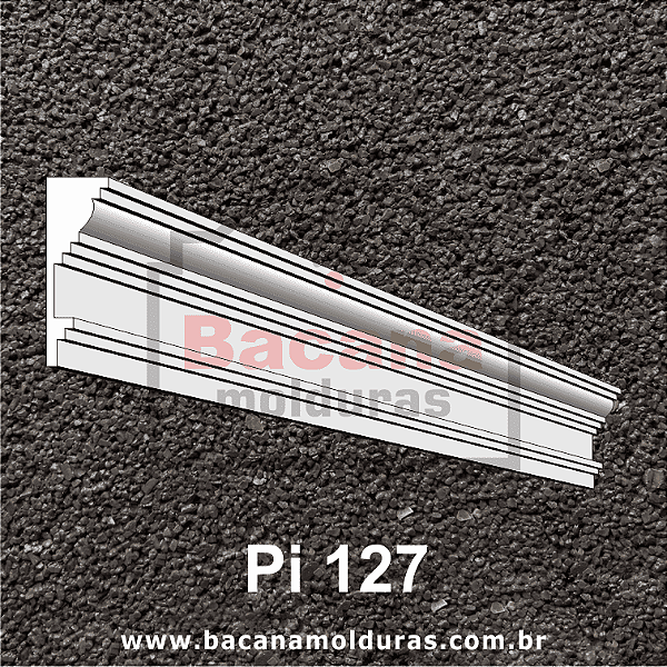 Molduras de Isopor Capitel para Pilar 35x11,5 Pi127