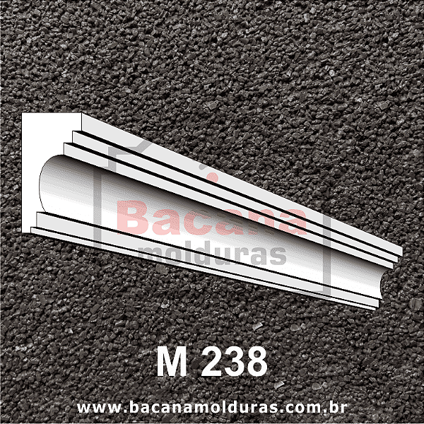 Moldura de Isopor 40x20 M238
