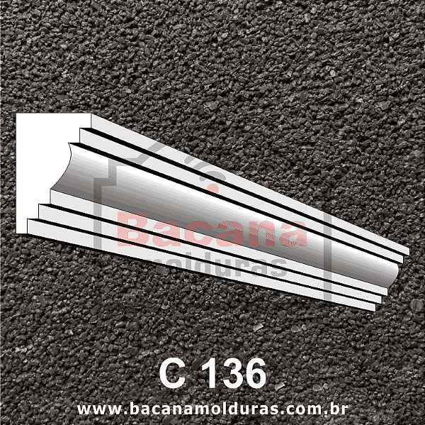Molduras de Isopor para Capitel 16x10 C136