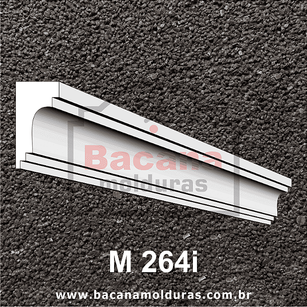 Moldura de Isopor 25x12,5 M264i