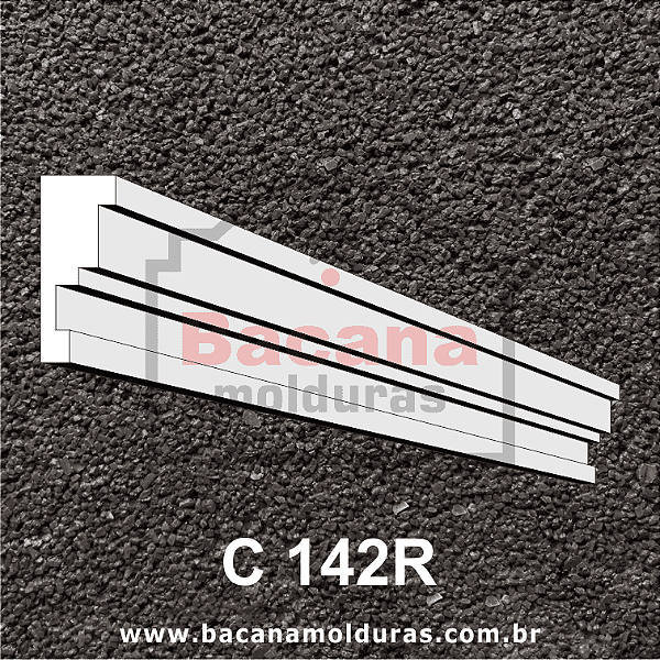 Molduras de Isopor para Capitel 25x10 C142R