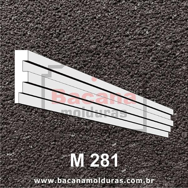 Moldura de Isopor 40x10 M281