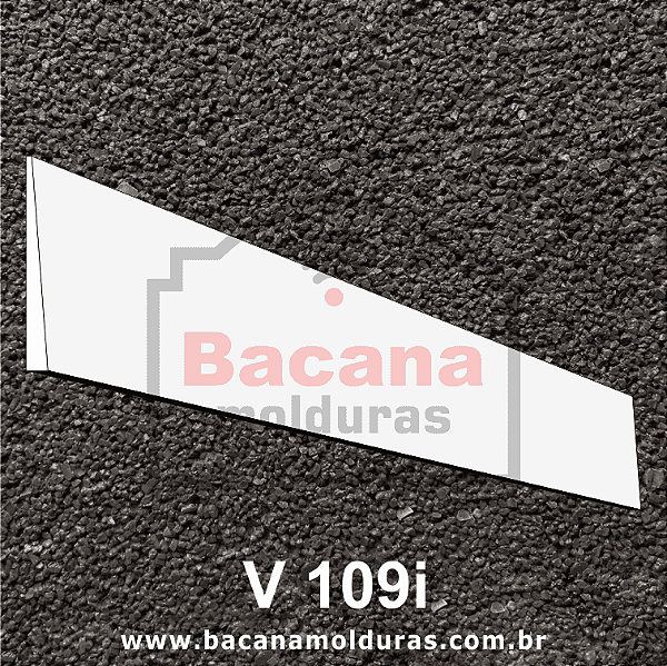 Volumes Revestimento Placa Lisa Chanfrada 40x4 V109i