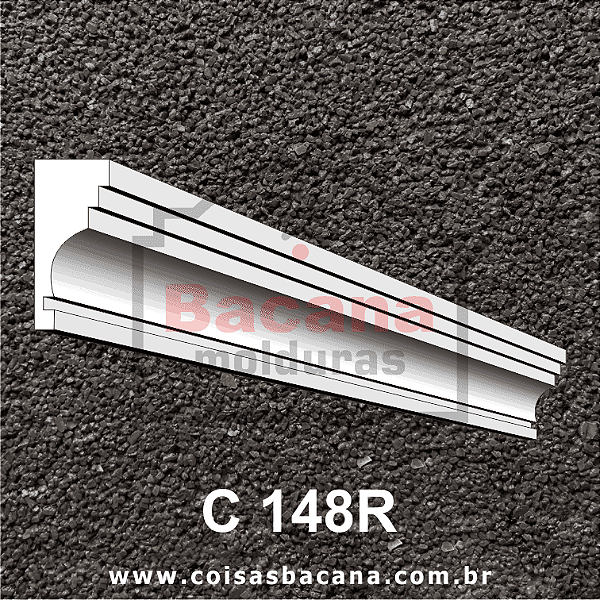 Molduras de Isopor para Capitel 25x11 C148R