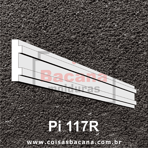 Molduras de Isopor para Pilar 20x5 Pi117R