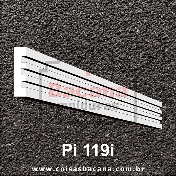 Molduras de Isopor para Pilar 40x10 Pi119i